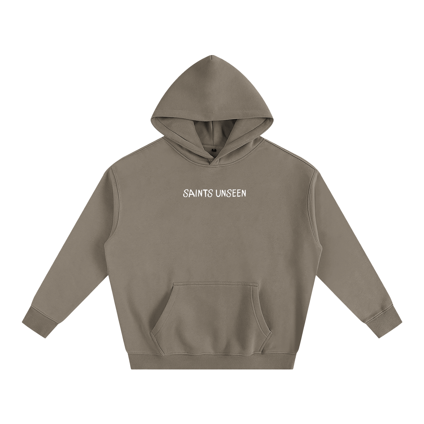 "Saved Only Through Christ" Oversized Fleece Hoodie