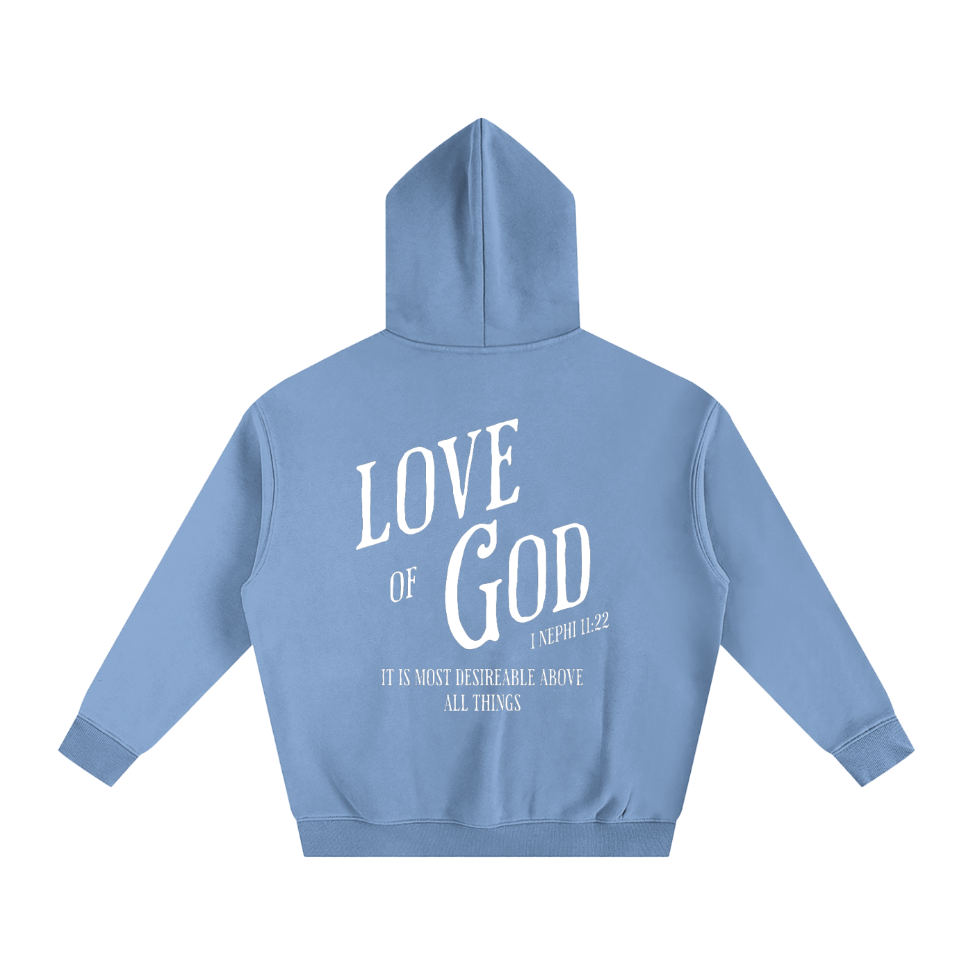 "Love of God" Oversized Fleece Hoodie