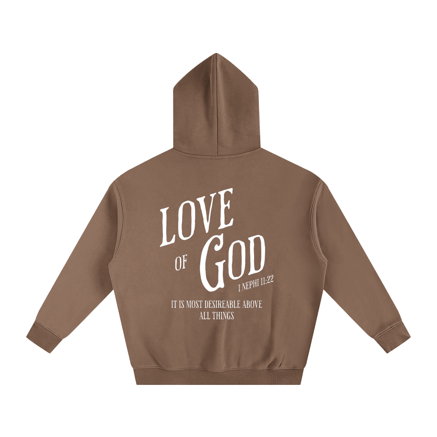 "Love of God" Oversized Fleece Hoodie