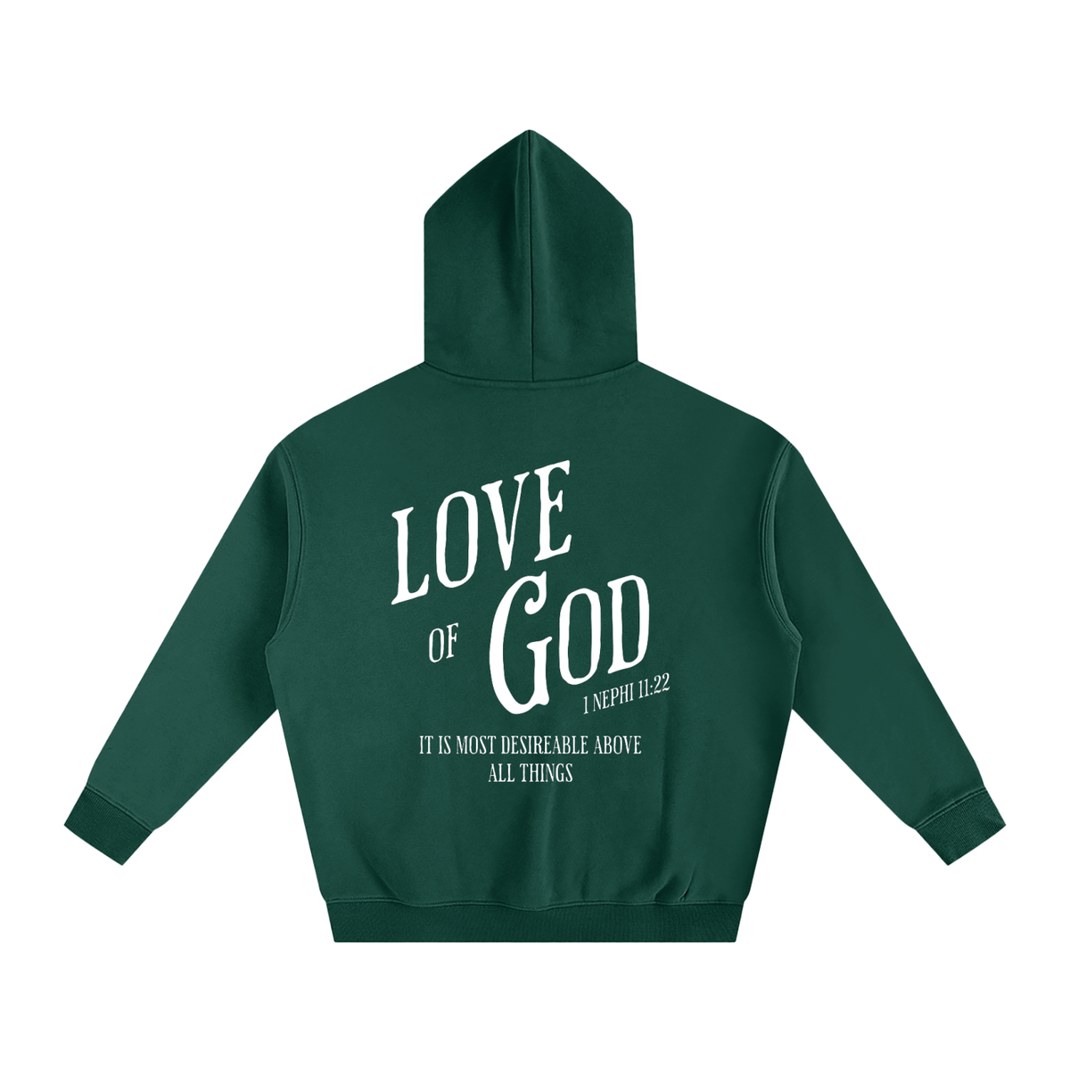"Love of God" Oversized Fleece Hoodie