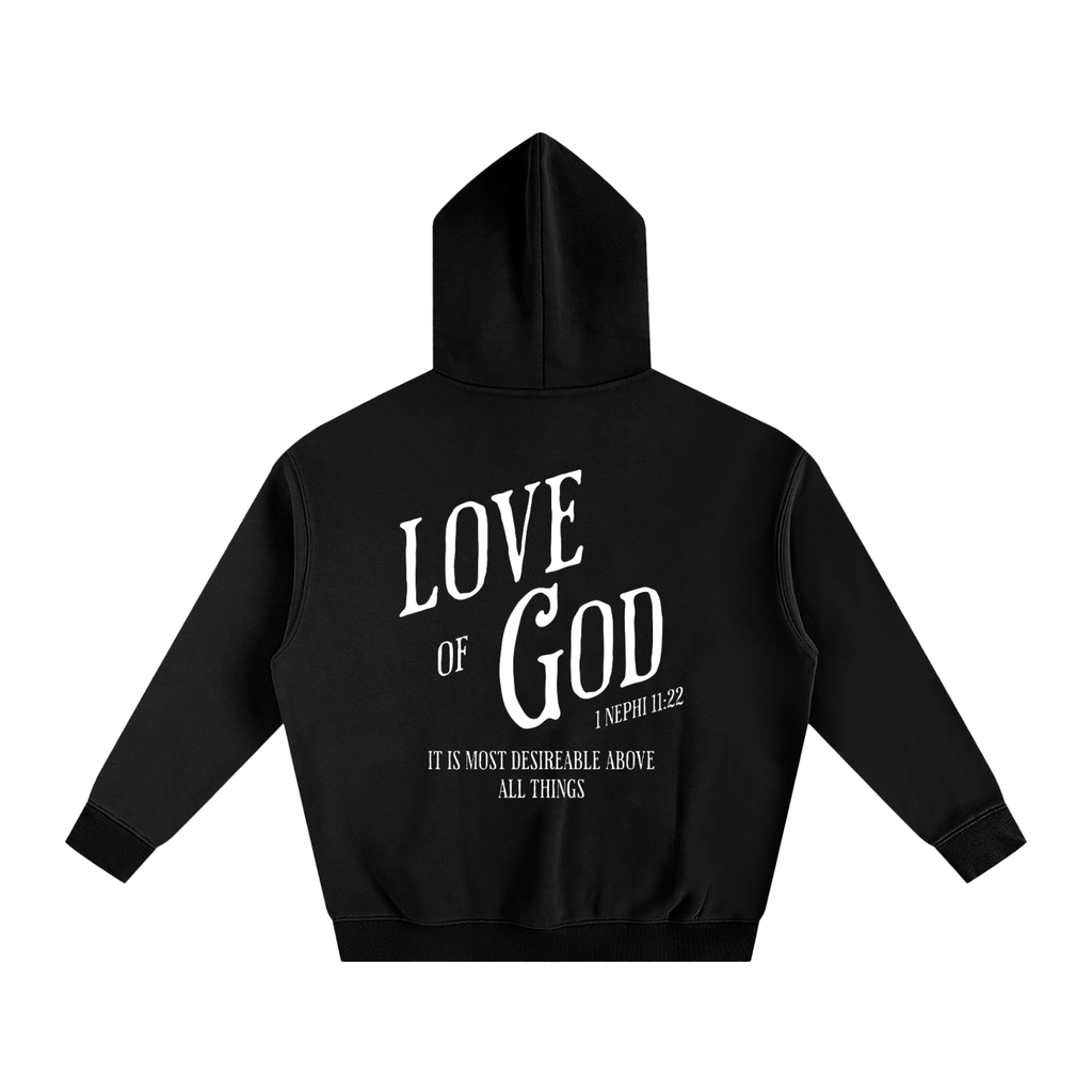 "Love of God" Oversized Fleece Hoodie