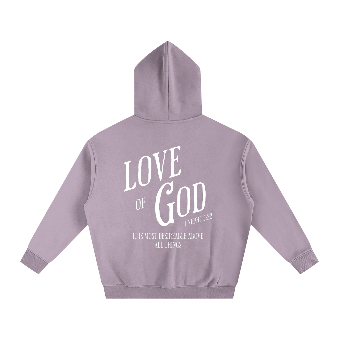 "Love of God" Oversized Fleece Hoodie