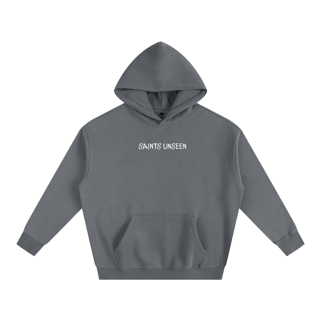 "Saved Only Through Christ" Oversized Fleece Hoodie
