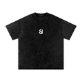 "Jesus Brings Joy" Oversized Washed 100% Cotton Tee