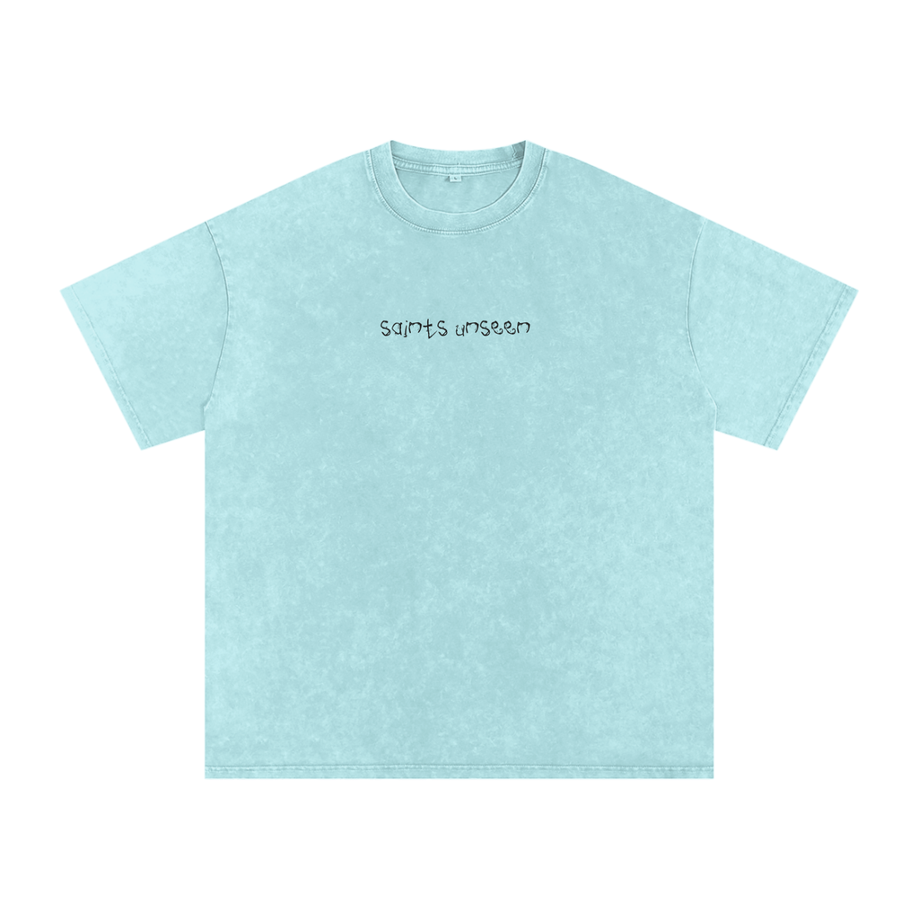"All Things Denote There Is A God" Oversized Washed 100% Cotton Tee