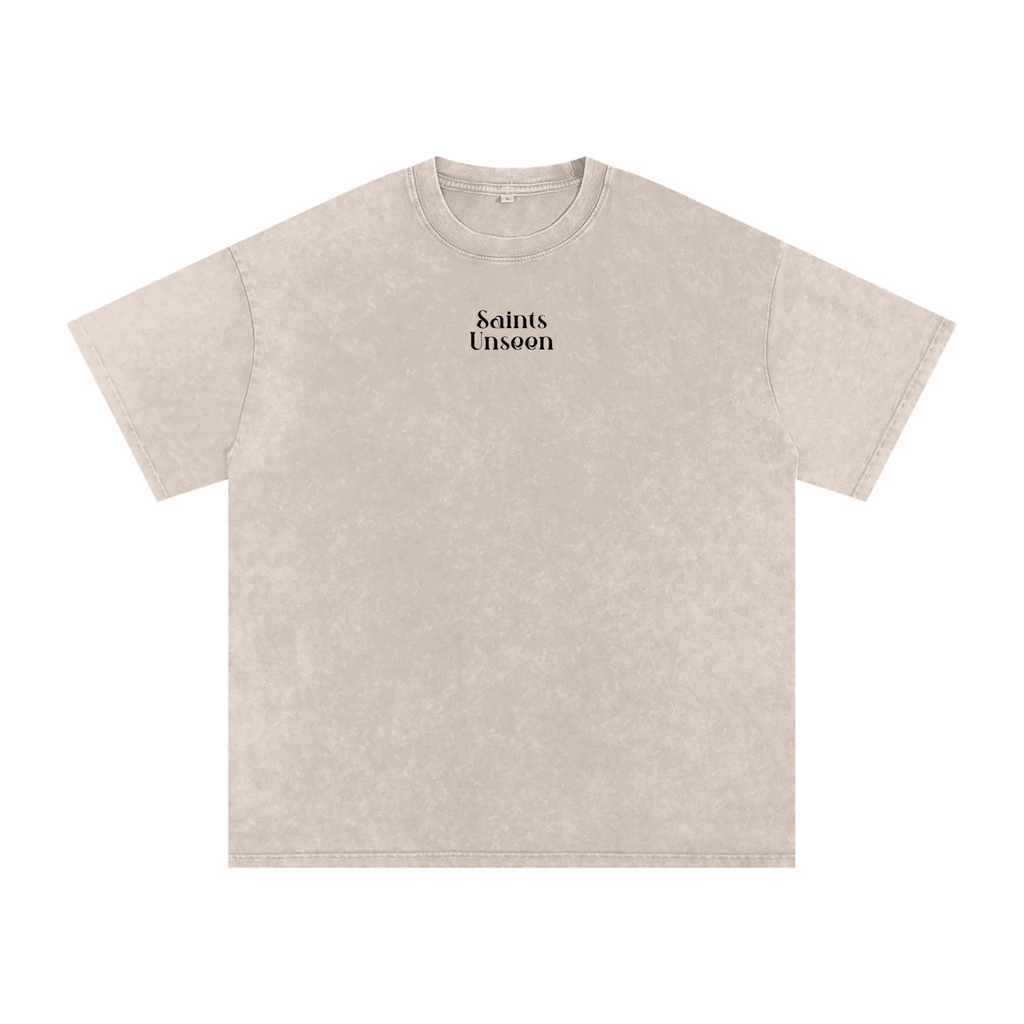 "People of the Lord Shall Not Be Ashamed" Oversized Washed 100% Cotton Tee