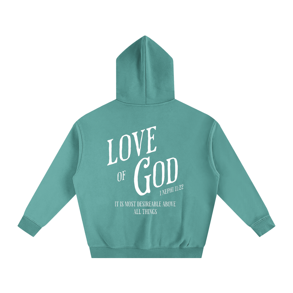 "Love of God" Oversized Fleece Hoodie