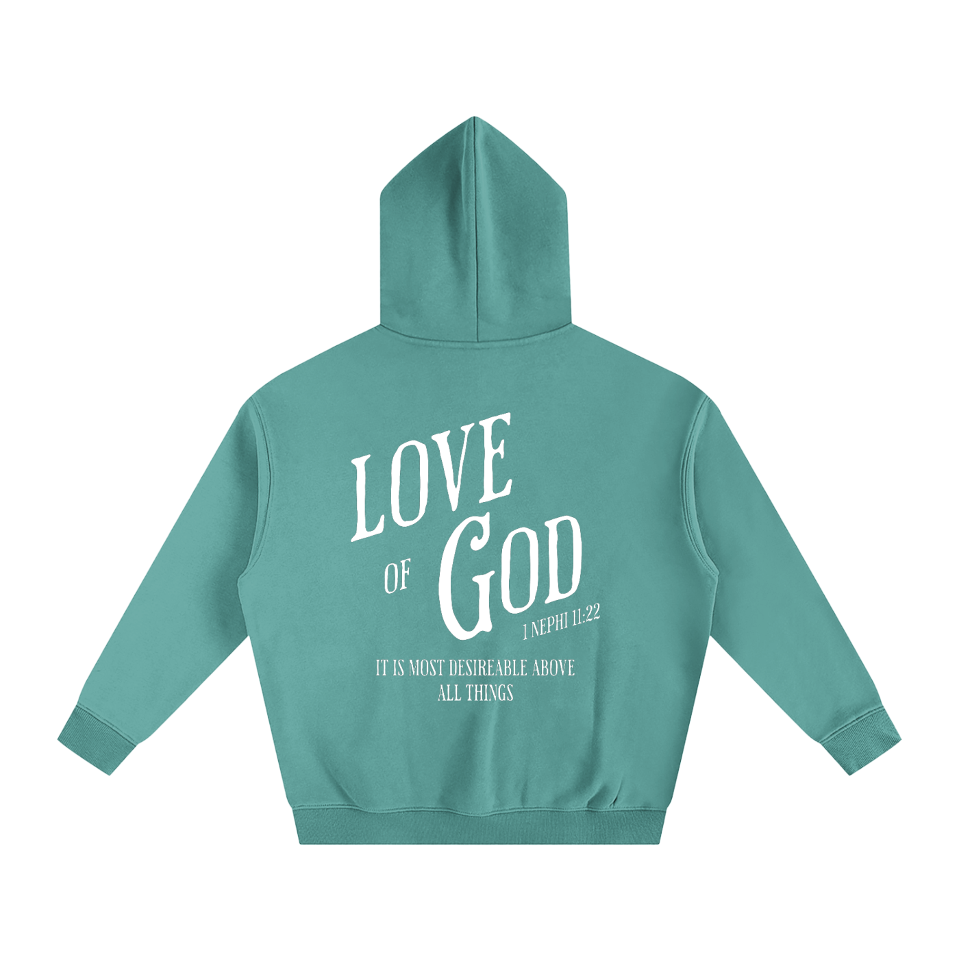 "Love of God" Oversized Fleece Hoodie
