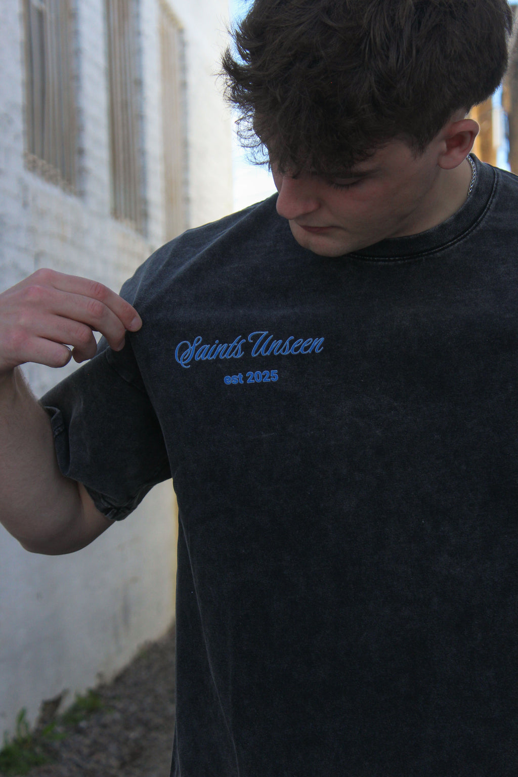 "I Will Boast Of My God" Oversized Washed 100% Cotton Tee