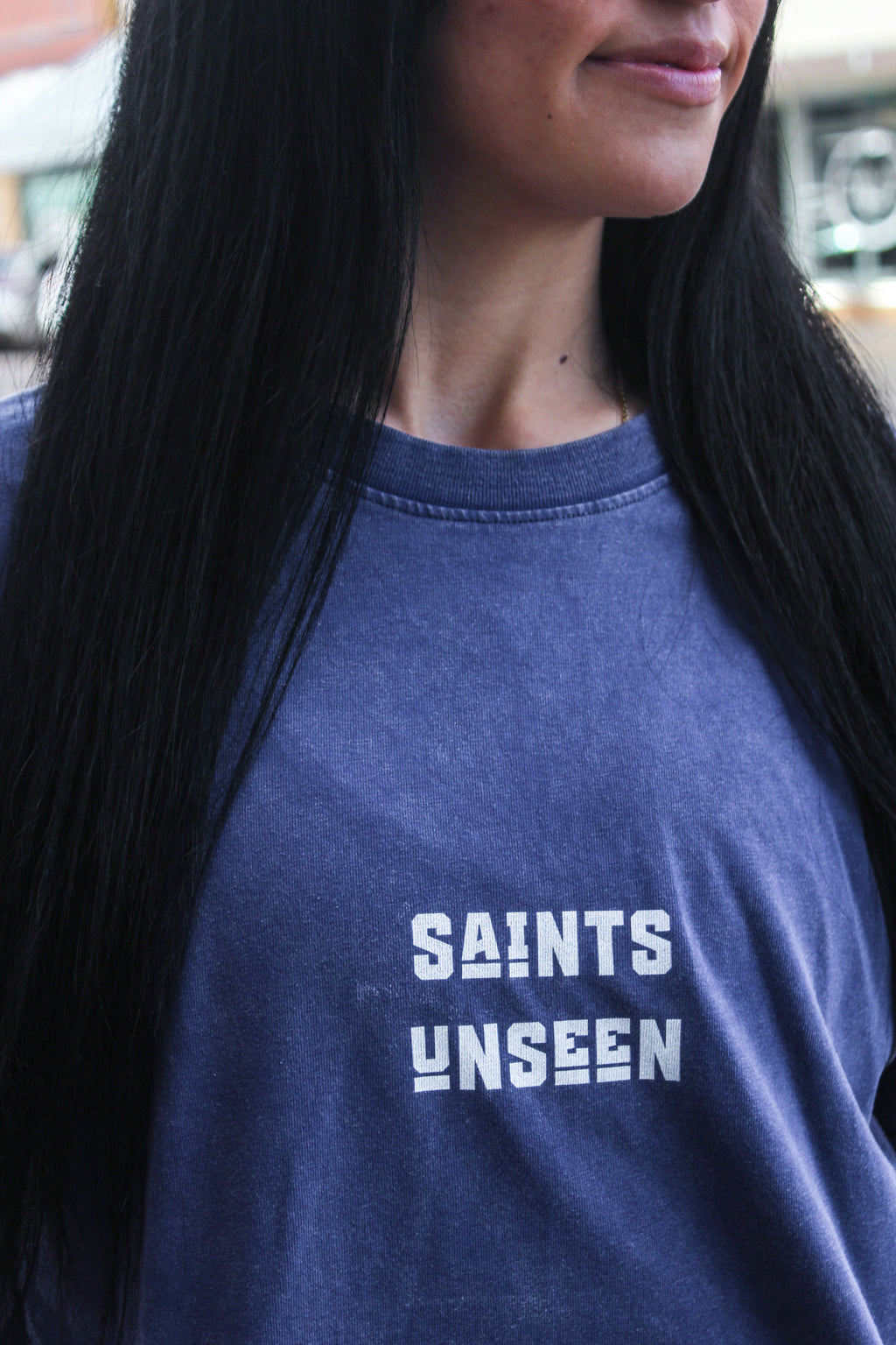 "I Glory In My Jesus" Oversized Washed 100% Cotton Tee