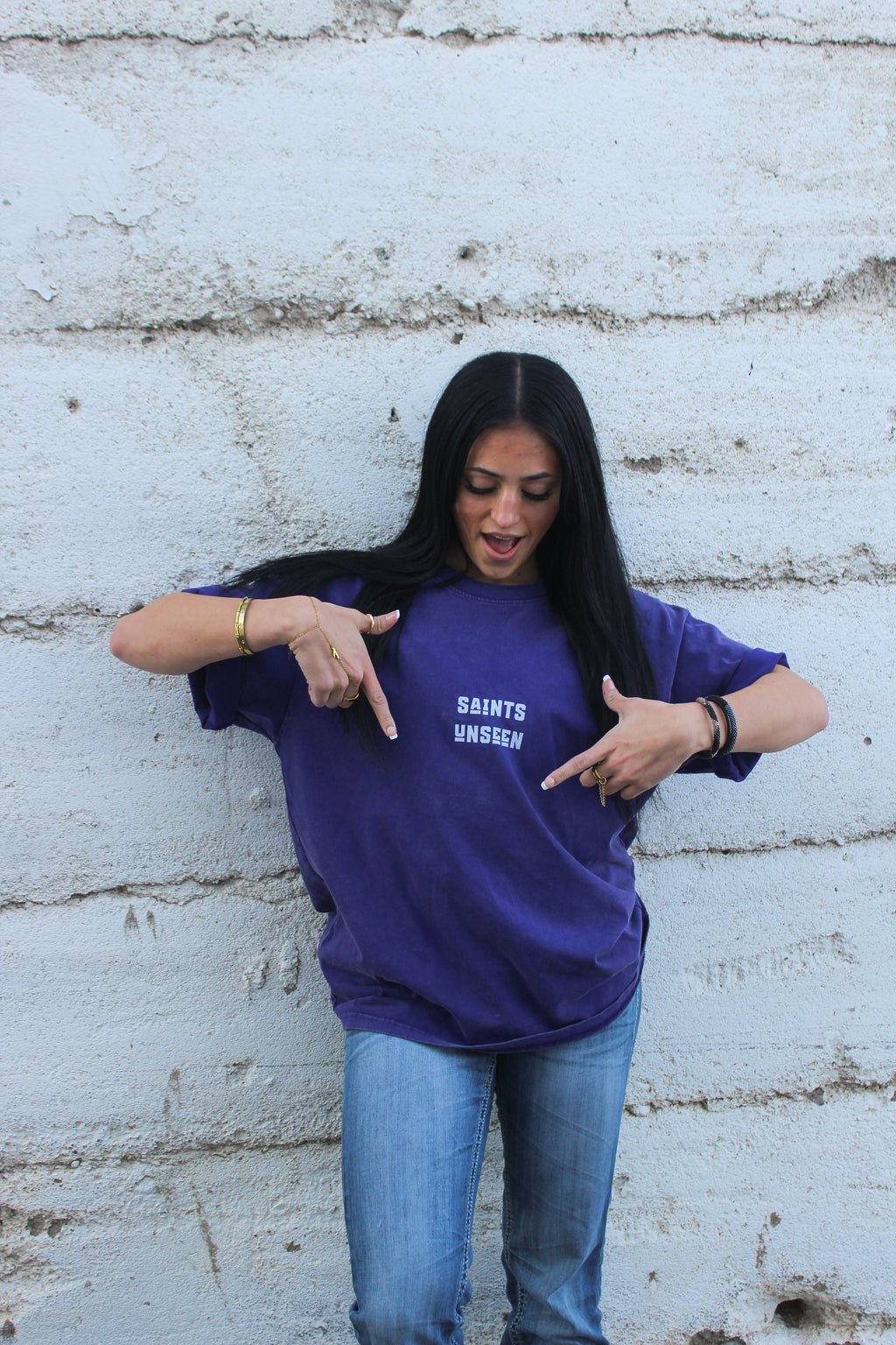"I Glory In My Jesus" Oversized Washed 100% Cotton Tee