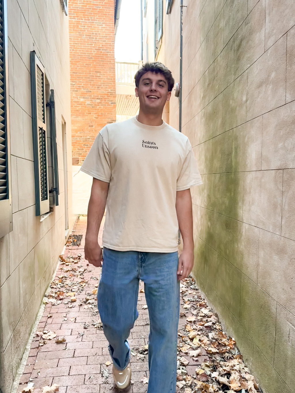 "People of the Lord Shall Not Be Ashamed" Oversized Washed 100% Cotton Tee