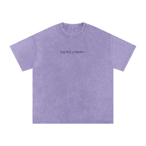 "All Things Denote Their Is A God" Oversized Washed 100% Cotton Tee