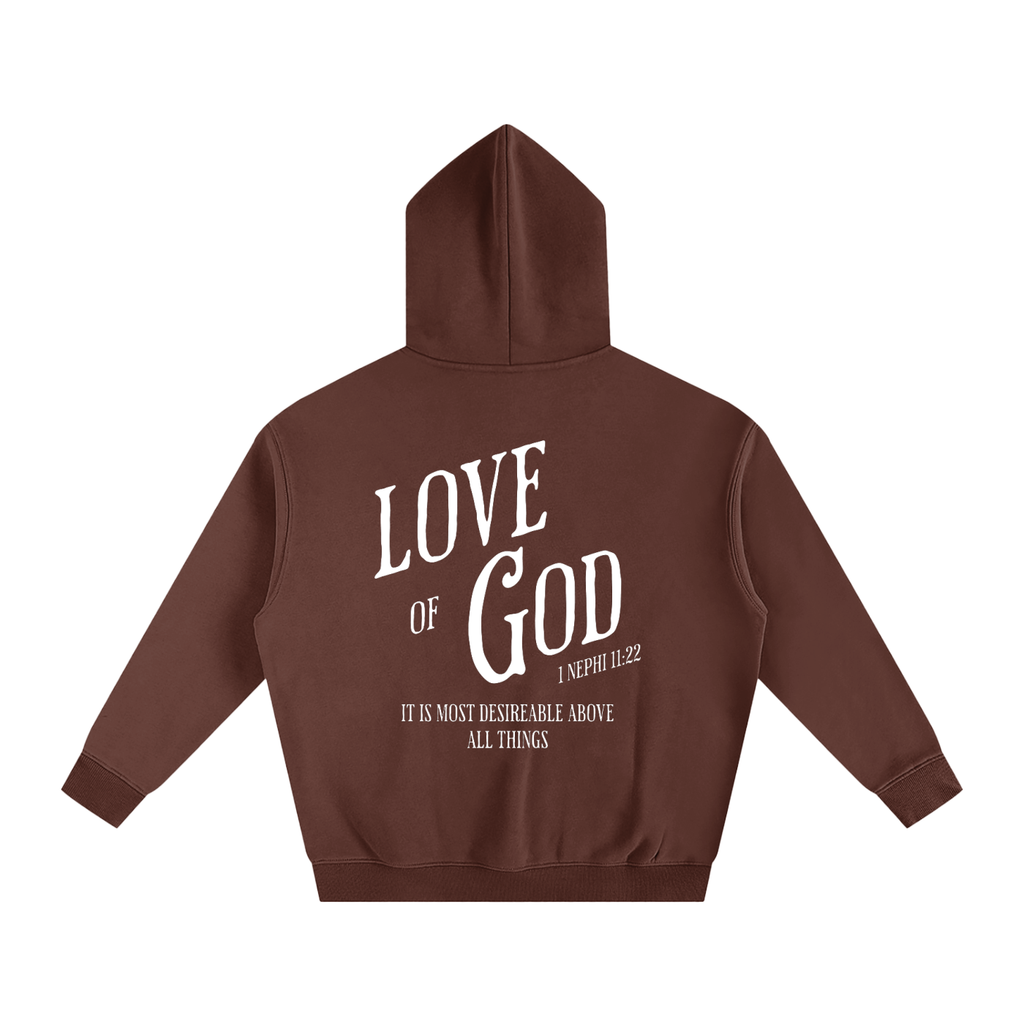 "Love of God" Oversized Fleece Hoodie