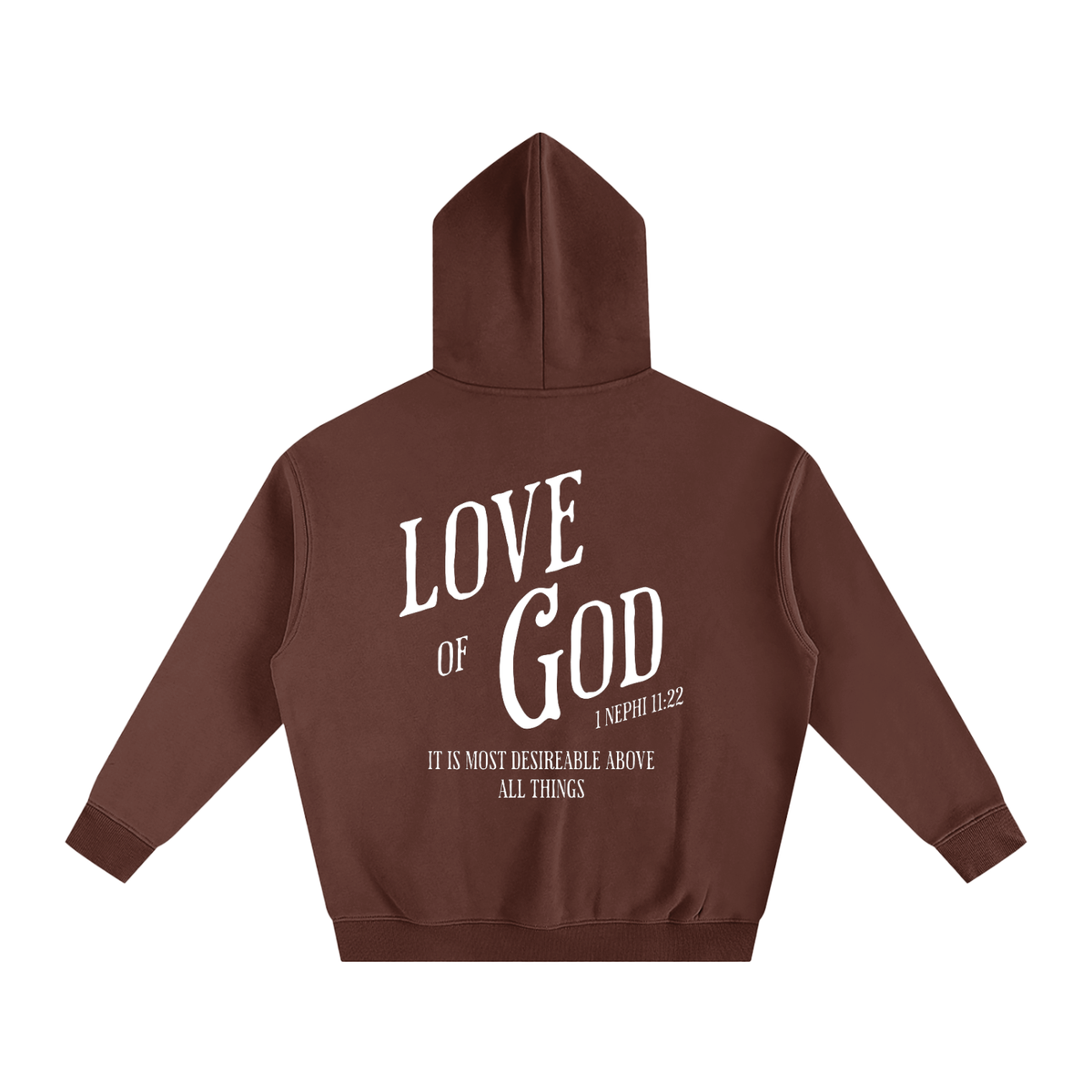 "Love of God" Oversized Fleece Hoodie