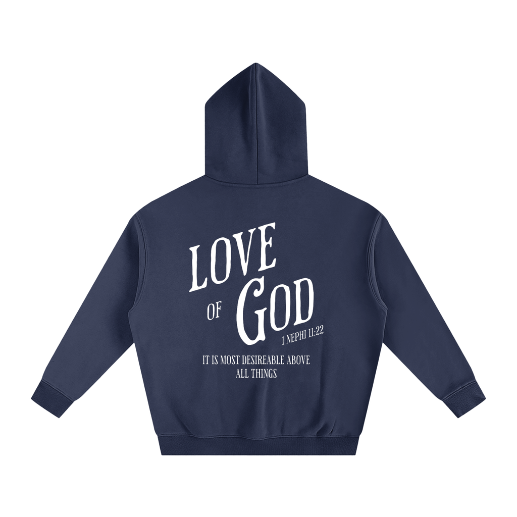 "Love of God" Oversized Fleece Hoodie