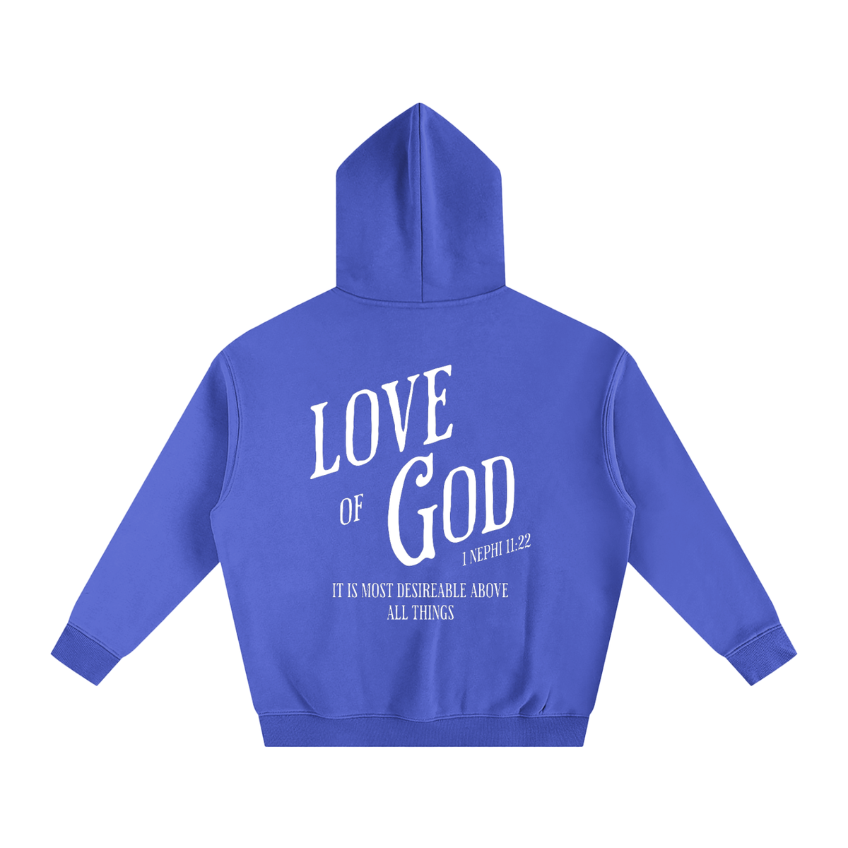 "Love of God" Oversized Fleece Hoodie