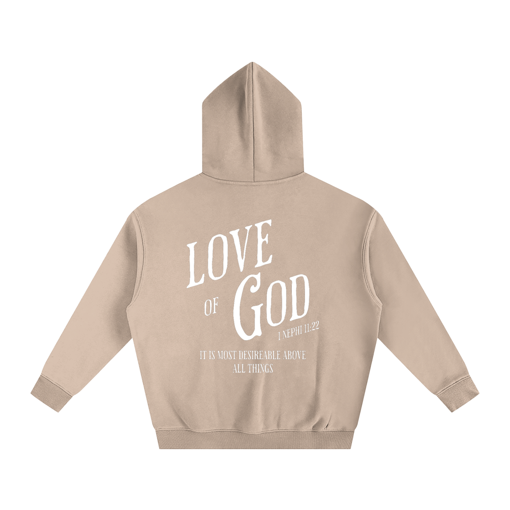 "Love of God" Oversized Fleece Hoodie