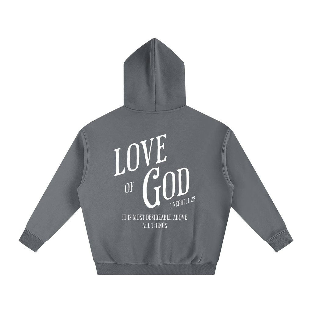 "Love of God" Oversized Fleece Hoodie