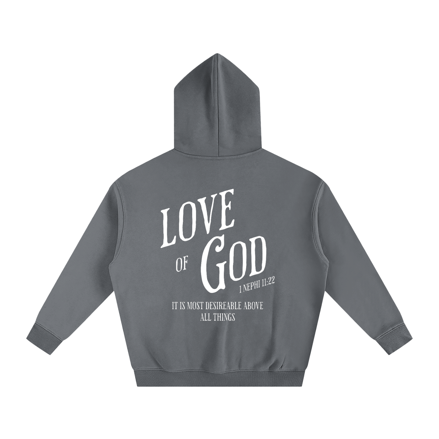 "Love of God" Oversized Fleece Hoodie